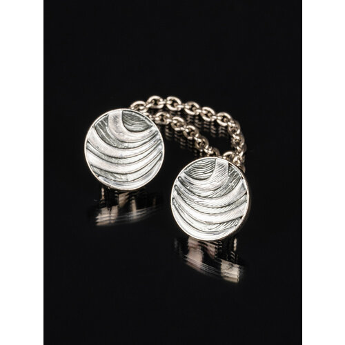 Зажим для кардигана БлагоДарина, 1 шт., темно-серый