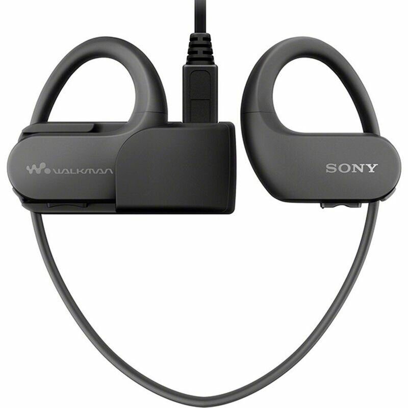 Беспроводные наушники, SONY NW-WS413-4Г, черный, водонепроницаемое плавание бег спортивный mp3 музыкальный — фото 1
