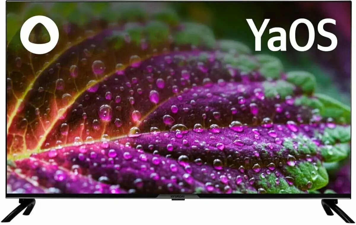 40" Телевизор Hyundai H-LED40BS5003, FULL HD, черный, смарт ТВ, YaOS