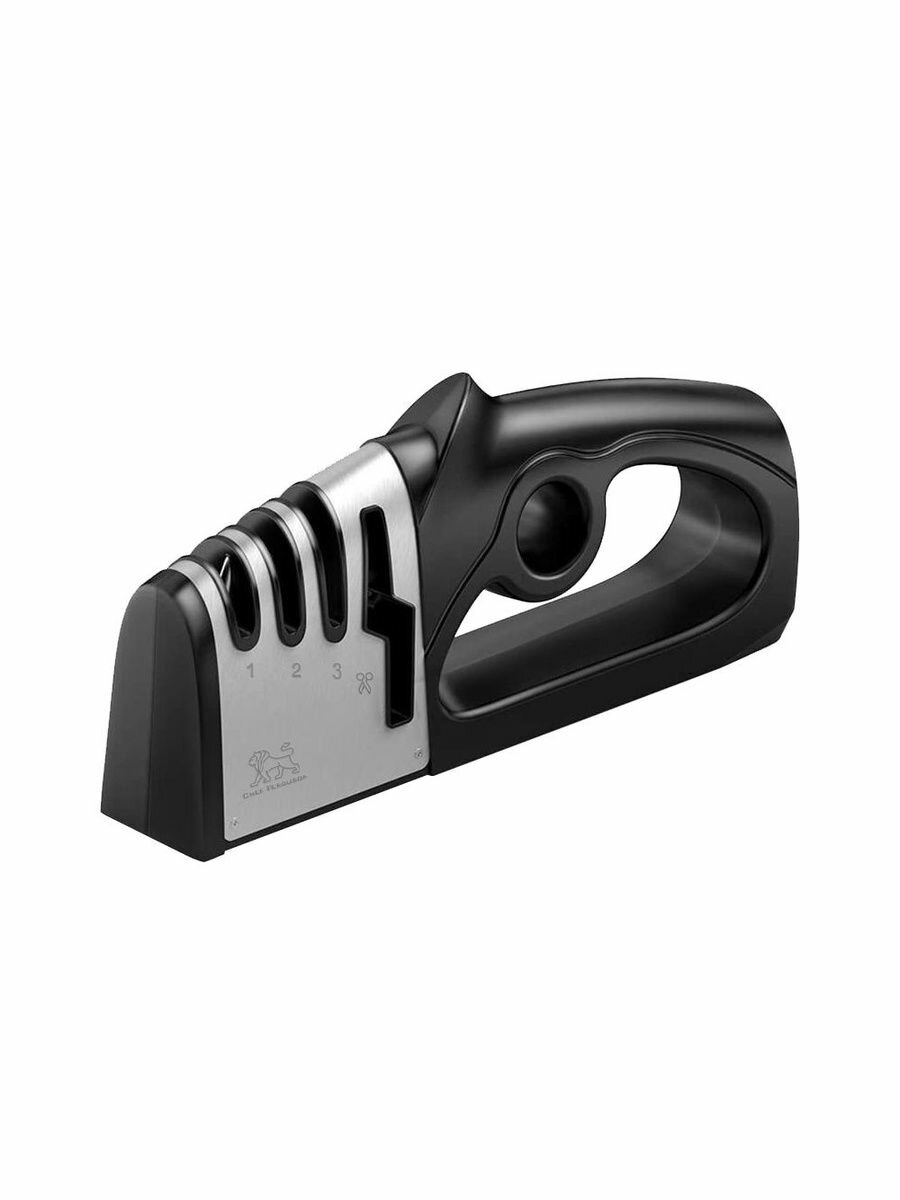Точилка Chef Ferguson, для разных ножей, 4 этапа заточки, пластиковая/металлическая, чёрная — фото 1