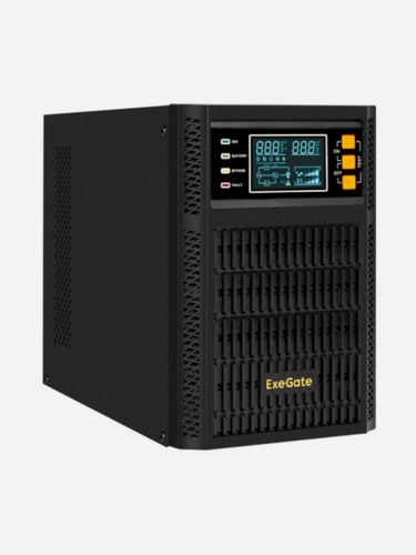 Изображение товара ИБП Источник бесперебойного питания Exegate PowerExpert TL-2000. LCD. AVR.3SH. USB. RS232. SNMP 2000 Вт, On-line