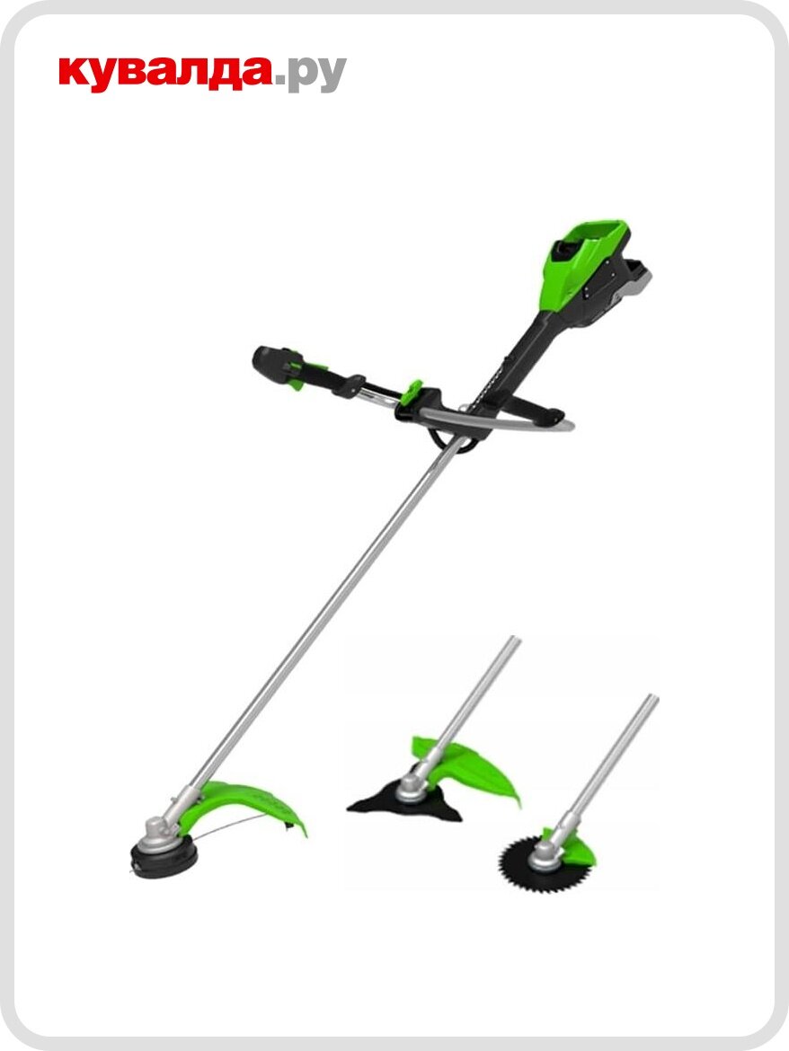 Триммер аккумуляторный GREENWORKS TB201H 82V, без АКБ и ЗУ