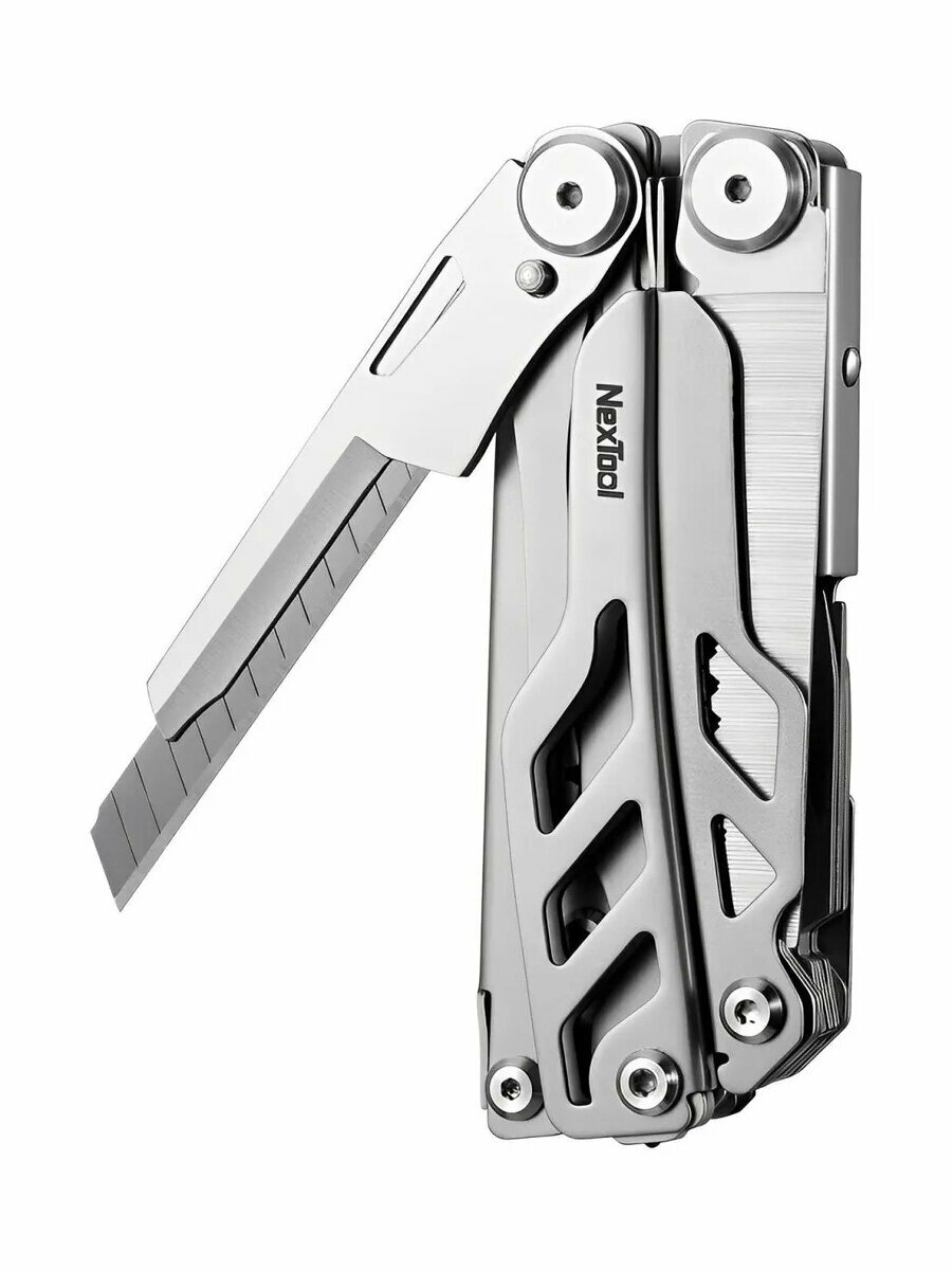 Картинки Мультитул NexTool Flagship Pro (Blade Replace) (NE20232A) Silver, пассатижи, нержавеющая сталь, серебристый