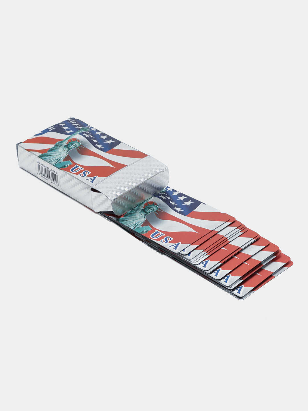 Набор карт DBK серебряного цвета, покерные, с изображением долларов, 54 шт