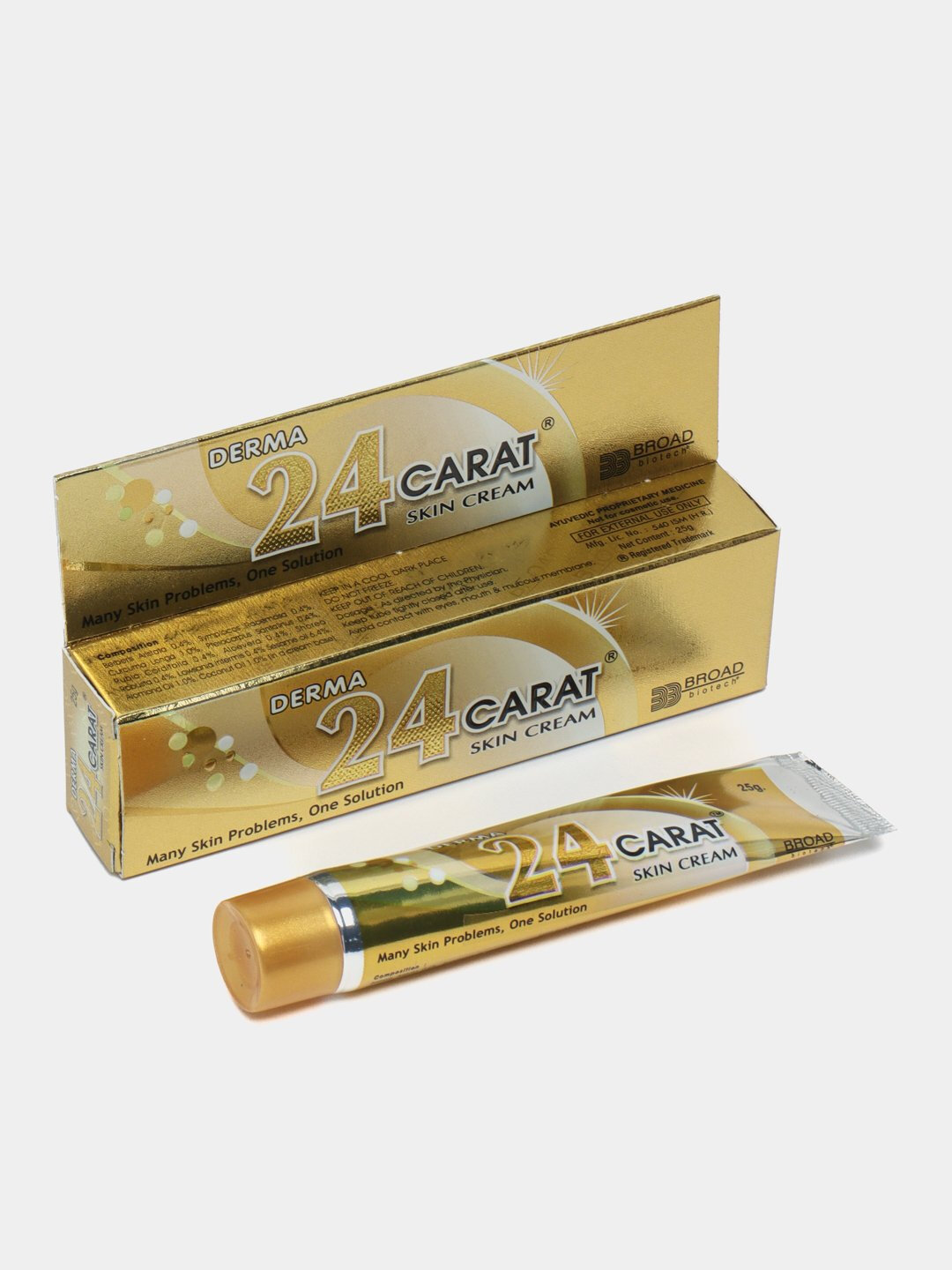 Универсальный крем для лица и тела Derma 24 Carat Skin Cream, 24 гр
