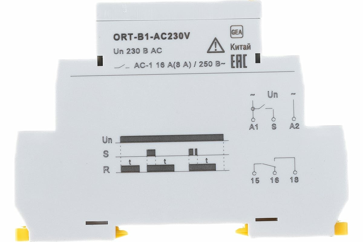 ORT-B1-AC230V Реле задержки выключения ORT. 1 конт. 230 В AС IEK - фото №3