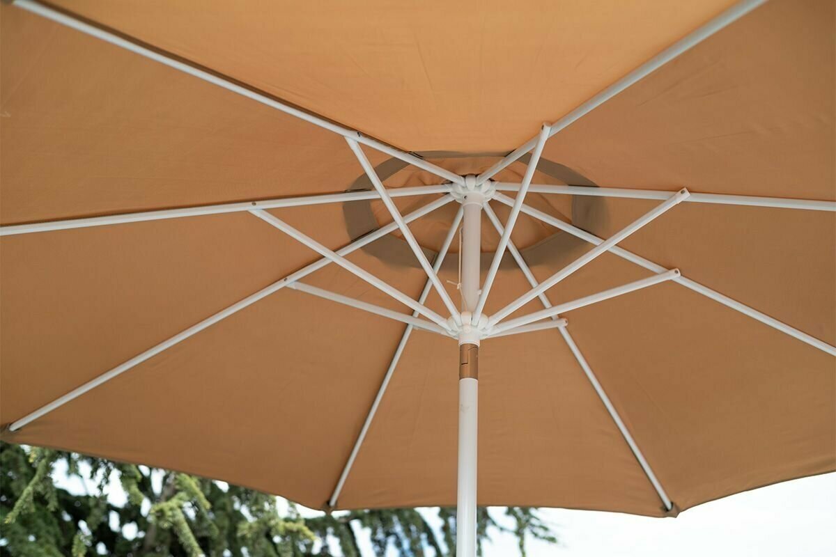 Зонт Верона с наклоном, бежевый d2.7 - фотография № 6