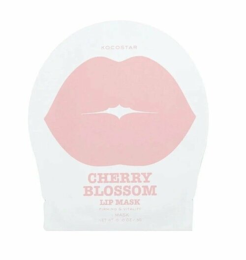 Гидрогелевая маска KOCOSTAR CHERRY BLOSSOM LIP MASK для губ с экстрактом цветка вишни