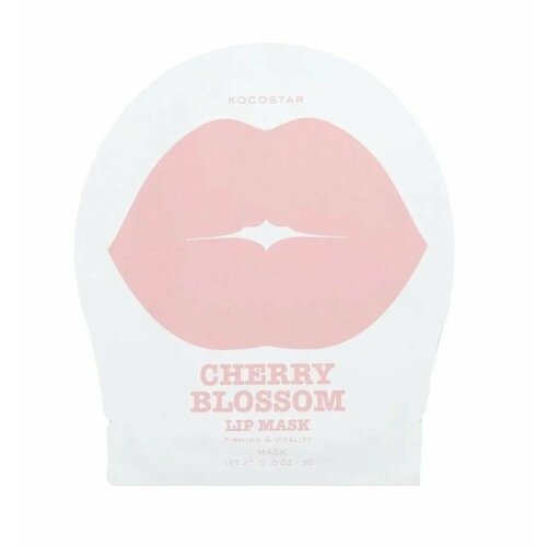 Гидрогелевая маска KOCOSTAR CHERRY BLOSSOM LIP MASK для губ с экстрактом цветка вишни