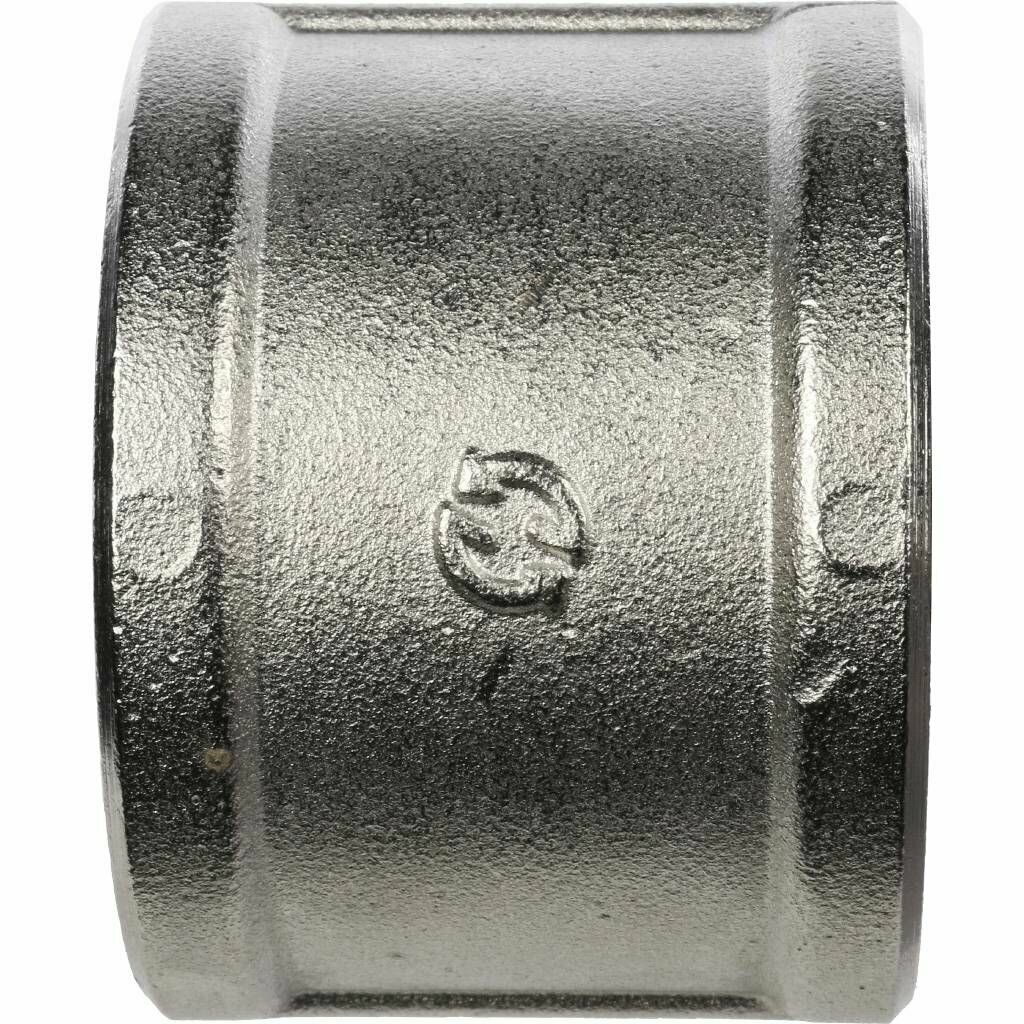 Муфта Stout 1 1/4" внутренняя резьба никелированная латунь - фото №13