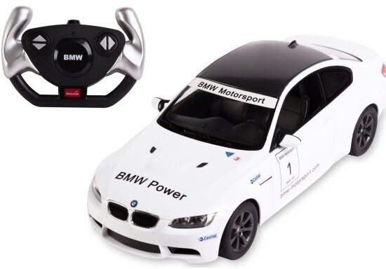 Машина на радиоуправлении RASTAR 48000W BMW M3 1:14 спортивная версия белый