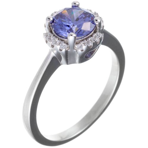 фото Element47 кольцо из серебра 925 пробы с кубическим цирконием sl30991c1_ko_001_wg, размер 18