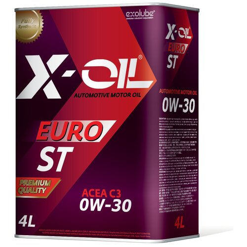 фото Моторное масло x-oil euro st 0w-30 c2, 1 л