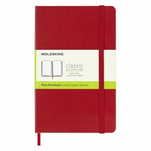 Блокнот Moleskine CLASSIC Medium 115x180мм 240стр. нелинованный твердая обложка красный 6 шт./кор. - фото №4