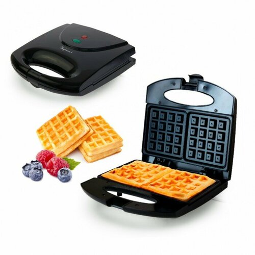 Вафельница Кубань-1 2 венские вафли 800 Вт чёрный 261100₽