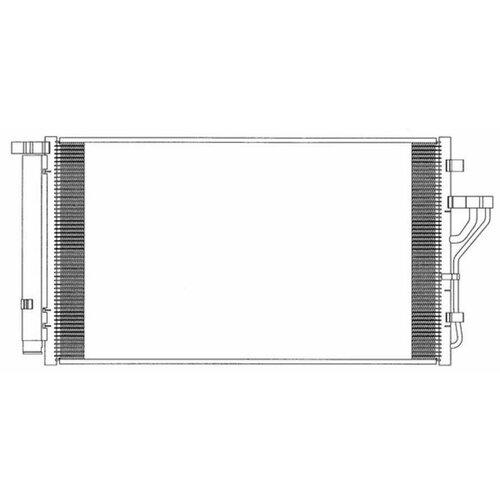 Радиатор KIA Sportage 2010/ Hyundai I35 2010 54519803 SAKURA 54519803 | цена за 1 шт