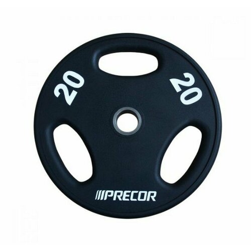 30055-52042 Олимпийский диск в уретане с логотипом Precor FMUPP вес 20 кг, FMUPP-20KGBK-LZ-00 стойка precor dbr608 белый черный