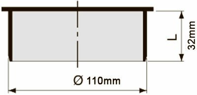 Заглушка SINIKON "КОМФОРТ" 110 (524007.K) - фотография № 14