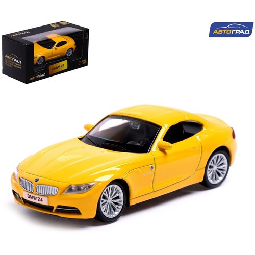 Машина металлическая BMW Z4, 1:43, цвет жёлтый