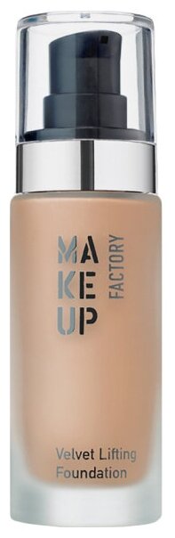 Make up Factory Тональный крем Velvet Lifting Foundation, 30 мл, оттенок: 09 light beige, 1 шт.