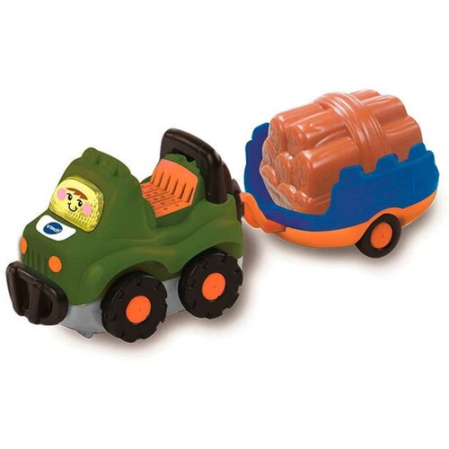 Vtech Внедорожник с прицепом Vtech 80-164626 машинка vtech бип бип toot toot drivers 80 119426 8 см желтый