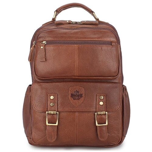 фото Рюкзак из натуральной кожи «мирил» 1065 brown lekiko