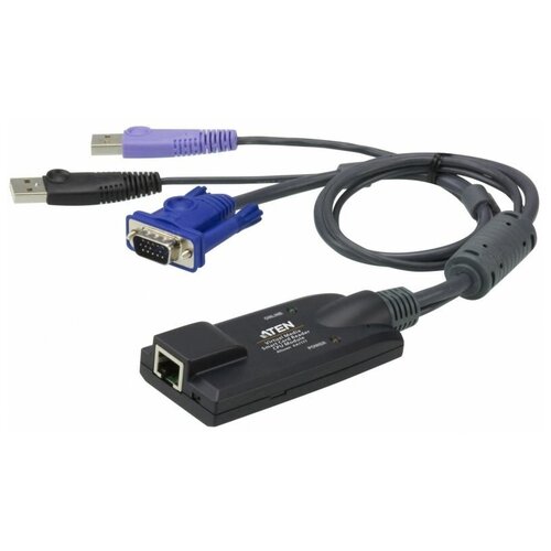 ATEN KA7177 USB Virtual Media KVM Adapter Cable with кабель aten адаптер usb dvi virtual media kvm adapter with smart card support