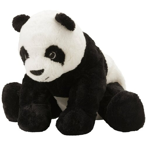 Мягкая игрушка панда икеа крамиг, 30 см, черный/белый kramig крамиг панда мягкая игрушка белый черный 30см