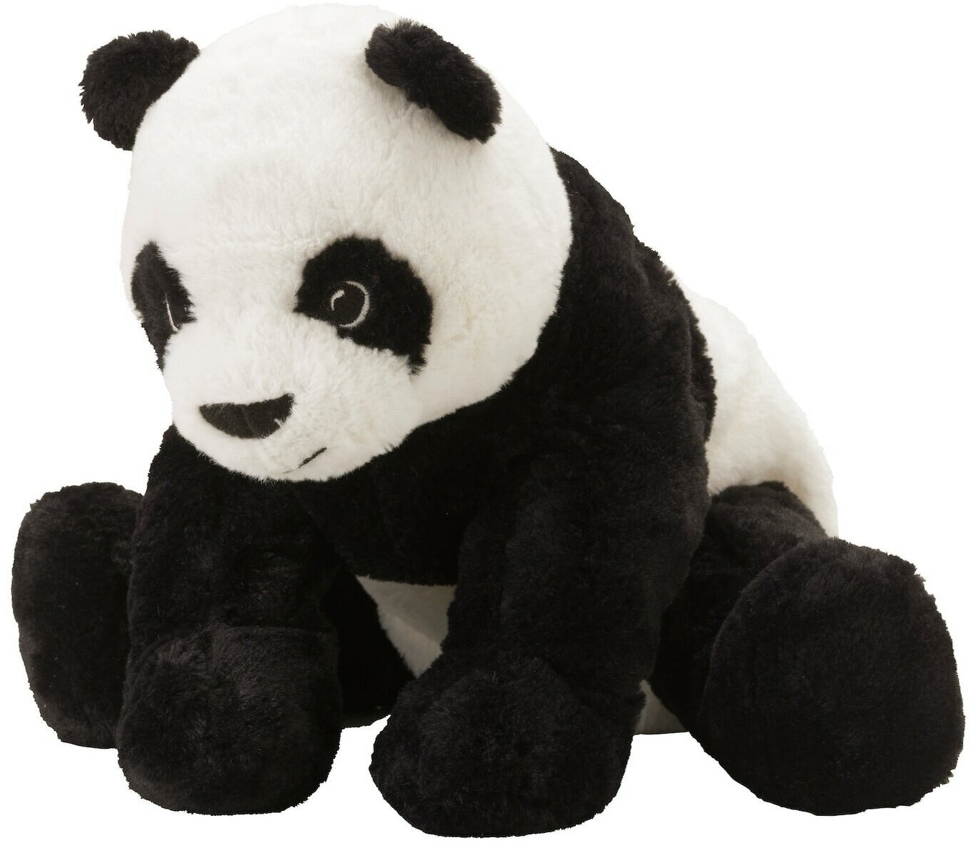Мягкая игрушка панда икеа крамиг, 30 см, черный/белый