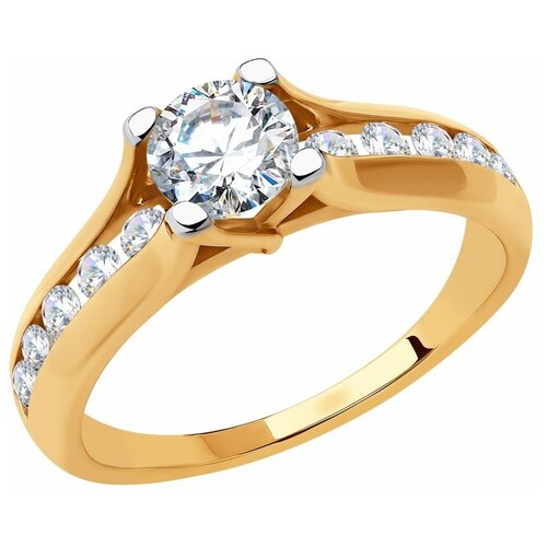 фото Sokolov кольцо из золота 018441, размер 17.5