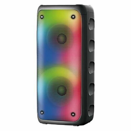 Музыкальный центр Hyundai H-MC1230 18Вт с караоке Bluetooth FM USB micro SD черный 503000₽