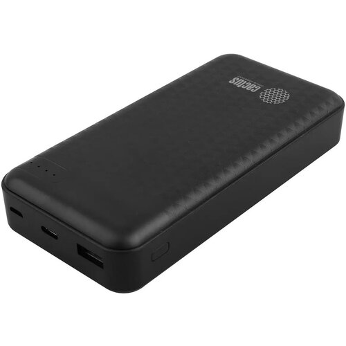 Мобильный аккумулятор Cactus CS-PBFSYT-20000 20000mAh 3A 2xUSB голубой