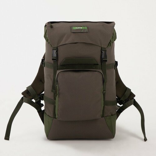 фото Рюкзак туристический huntsman отдел на молнии, 3 наружных карманов, хаки