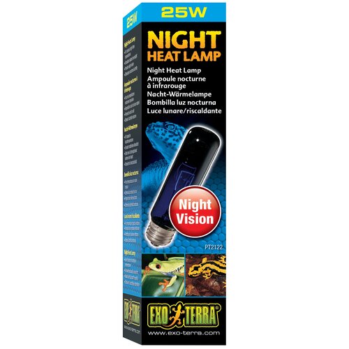 Лампа Exo Terra Night heat (PT2122) , 25 Вт , 140 мм , синий