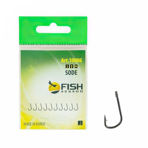 Крючок FISH SEASON Sode-ring №3 BN 10шт 10006-030F