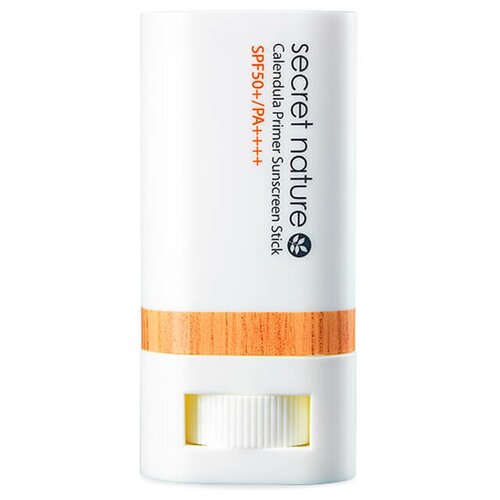 Secret Nature солнцезащитный праймер-стик с календулой SPF50+/PA++++, 20 г, бесцветный