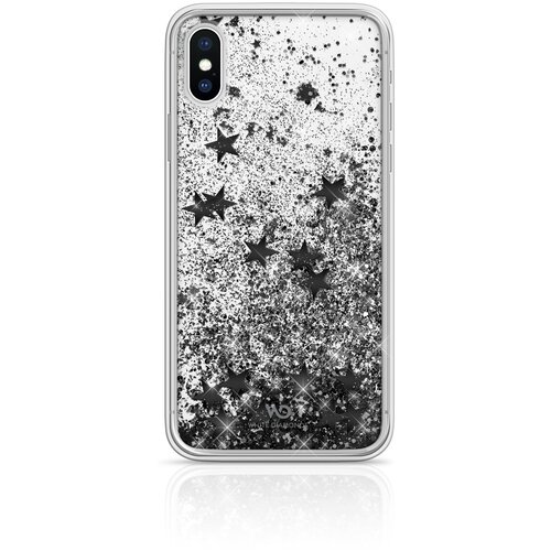 Чехол White Diamonds Sparkle для iPhone XS/X, черные звезды чехол innocence case clear для iphone xs розовое золото 1373clr56 white diamonds white diamonds 805046