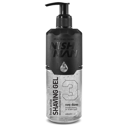 NISHMAN / Shaving gel №03 Easy shave 400 ml / Гель для бритья №03 Easy shave (400 мл)