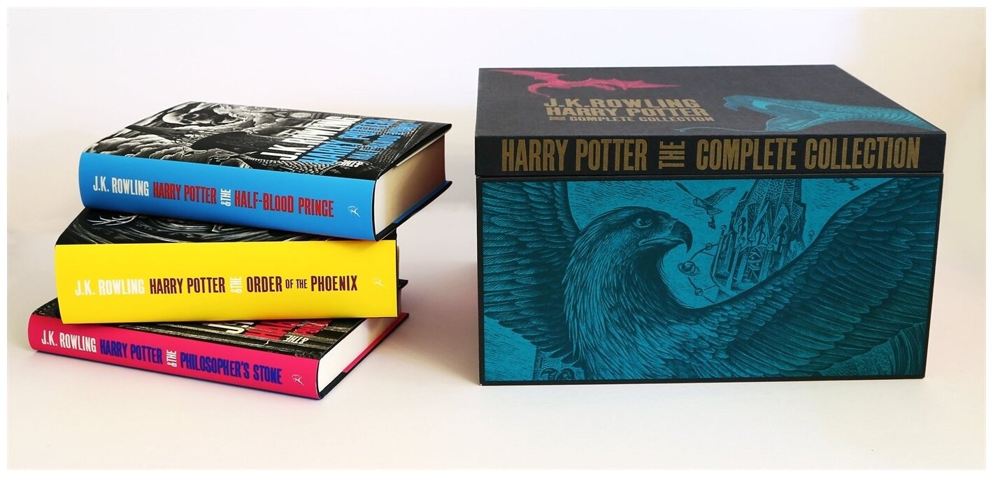 Harry Potter The Complete Collection Adult Box Set комплект из 7 книг - фото №1