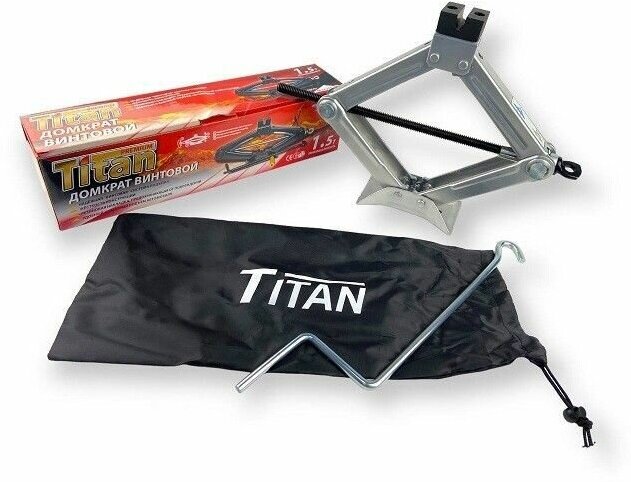 Домкрат ромбический 15 тонны Titan (115 - 400) KR12