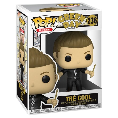 фигурка funko pop rocks green day tre cool 56726 Фигурка Funko POP! Rocks Green Day Tre Cool 56726