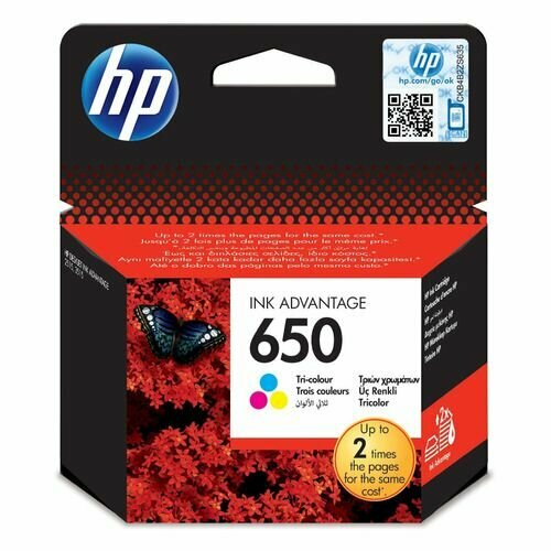 Картридж HP 650, многоцветный / CZ102AE/CZ102AK