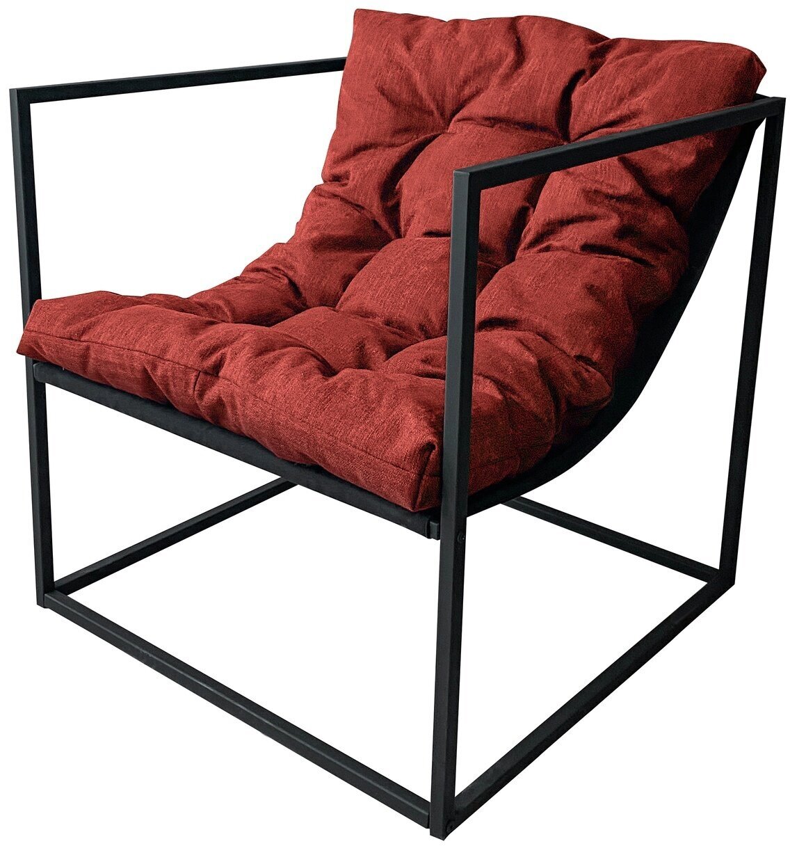 Кресло для дома и офиса "Лофтовик +"Red - фотография № 1