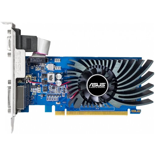 Видеокарта Asus PCI-E GT730-2GD3-BRK-EVO NVIDIA GeForce GT 730 2Gb 64bit DDR3 902/1800 DVIx1 HDMIx1 CRTx1 HDCP Ret