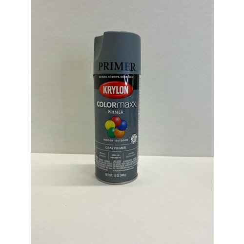 Краска-распылитель KRYLON ColorMaxx Primer Gray, 340 гр.