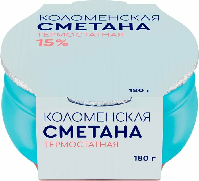 Сметана Коломенский термостатная 15% 180г