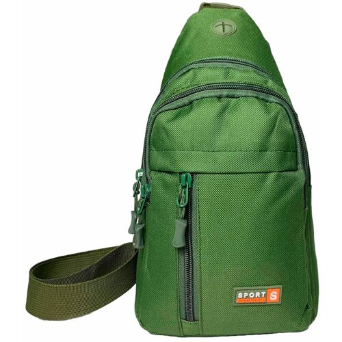 Рюкзак  кросс-боди , зеленый