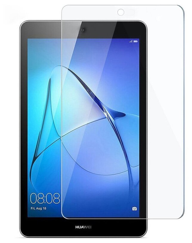 Защитное противоударное стекло MyPads для планшета Huawei MediaPad T3 7.0 (BG2-W09) с олеофобным покрытием