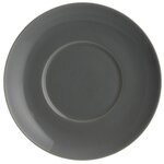 Блюдце Cafe Concept, диаметр 14 см, материал каменная керамика, цвет темно-серый, Typhoon, 1401.836V - изображение