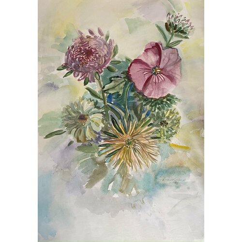 Картина акварель Татаренко В. А. (1950) 